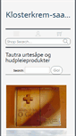 Mobile Screenshot of klosterkrem-saape.com