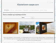 Tablet Screenshot of klosterkrem-saape.com